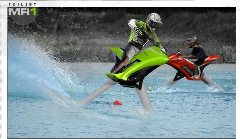 water bike hydrofoil