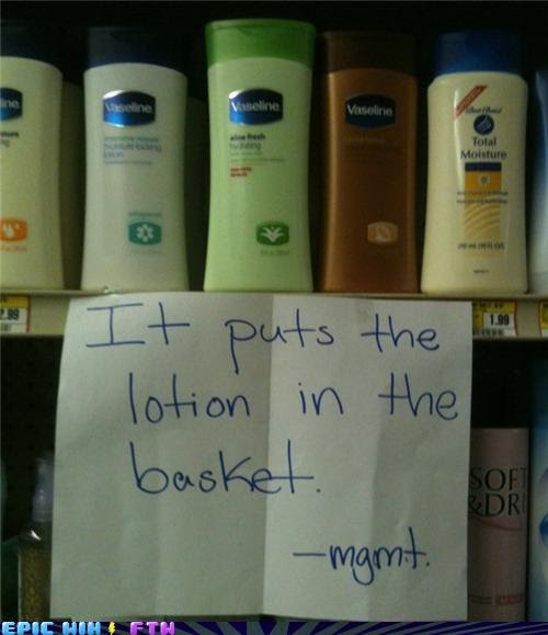 DAVID DUST "It Puts The Lotion In The Basket"