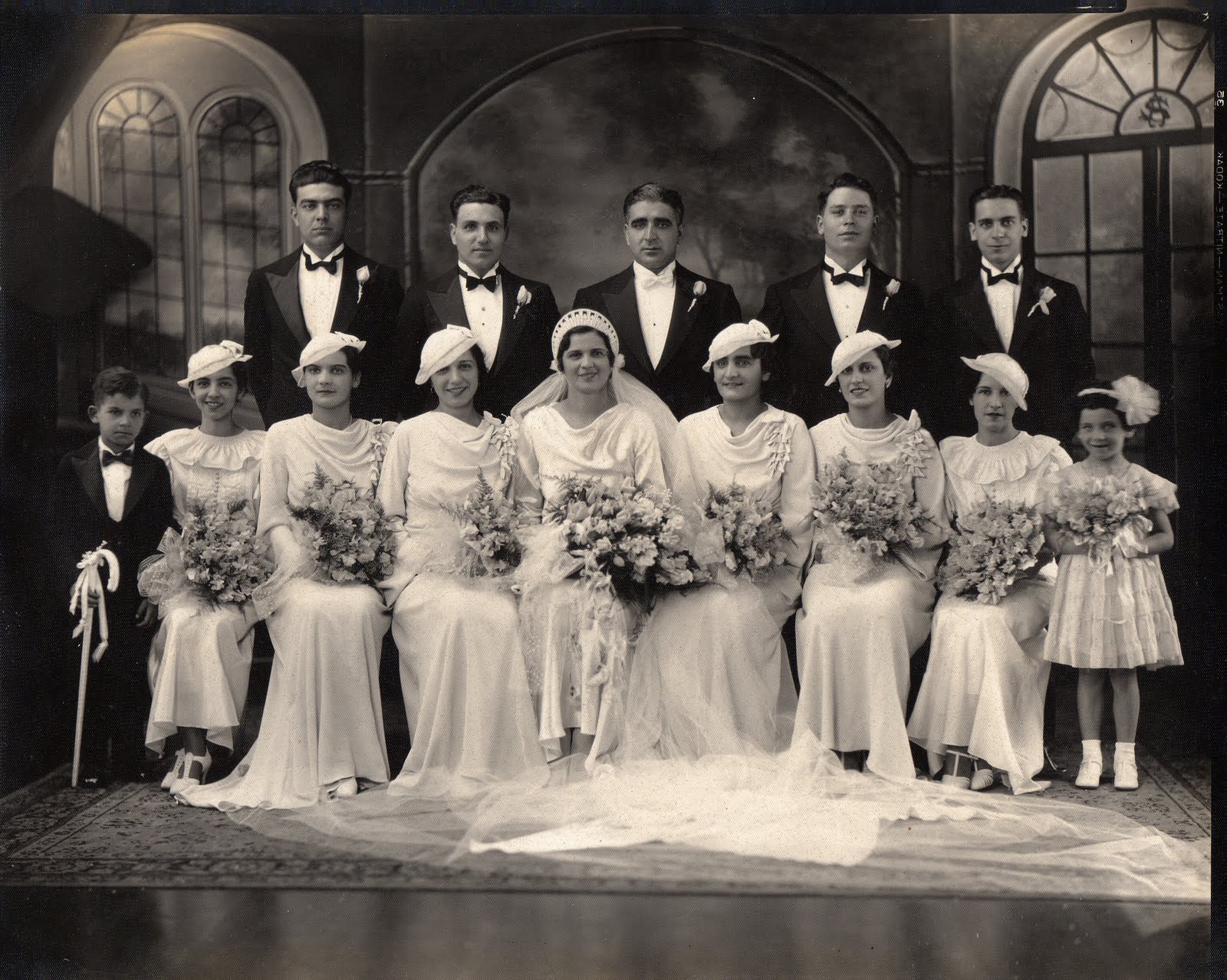 1920's style flower girl dresses