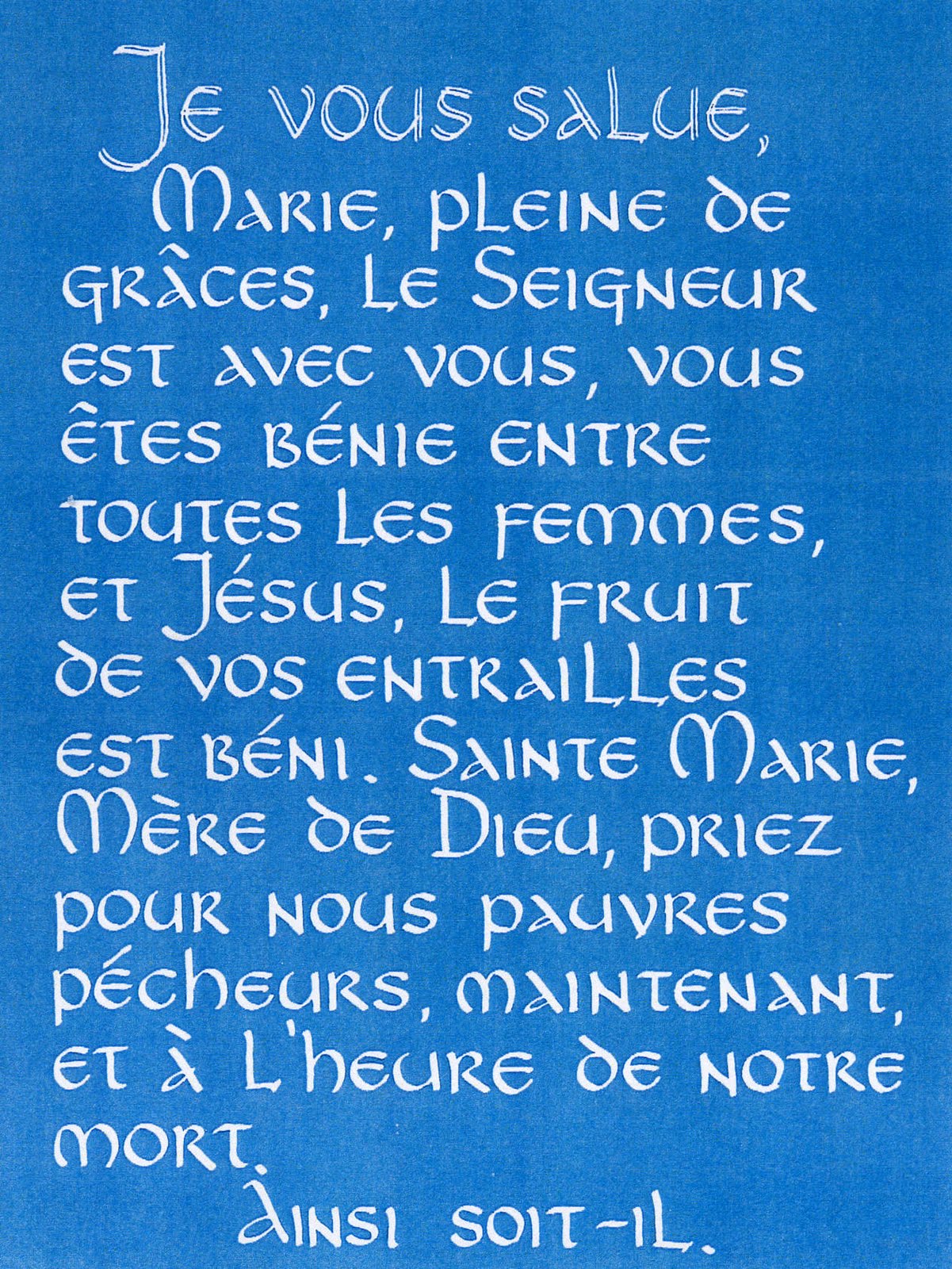 how to say hail mary in latin how to say hail mary in latin