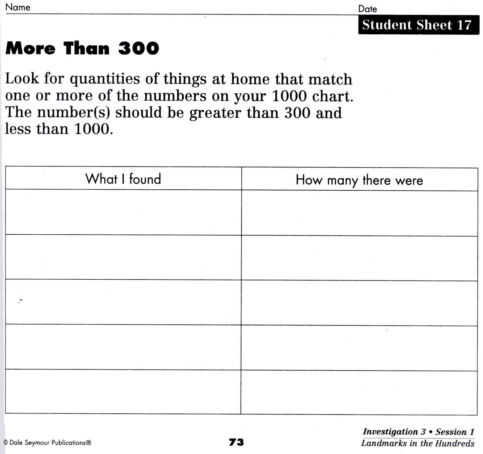 Worksheet Problems Of Math worksheet problems of math mikyu free out in left field the week 3rd grade investigations