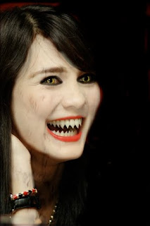 Luna Menjadi Drakula dengan GIMP