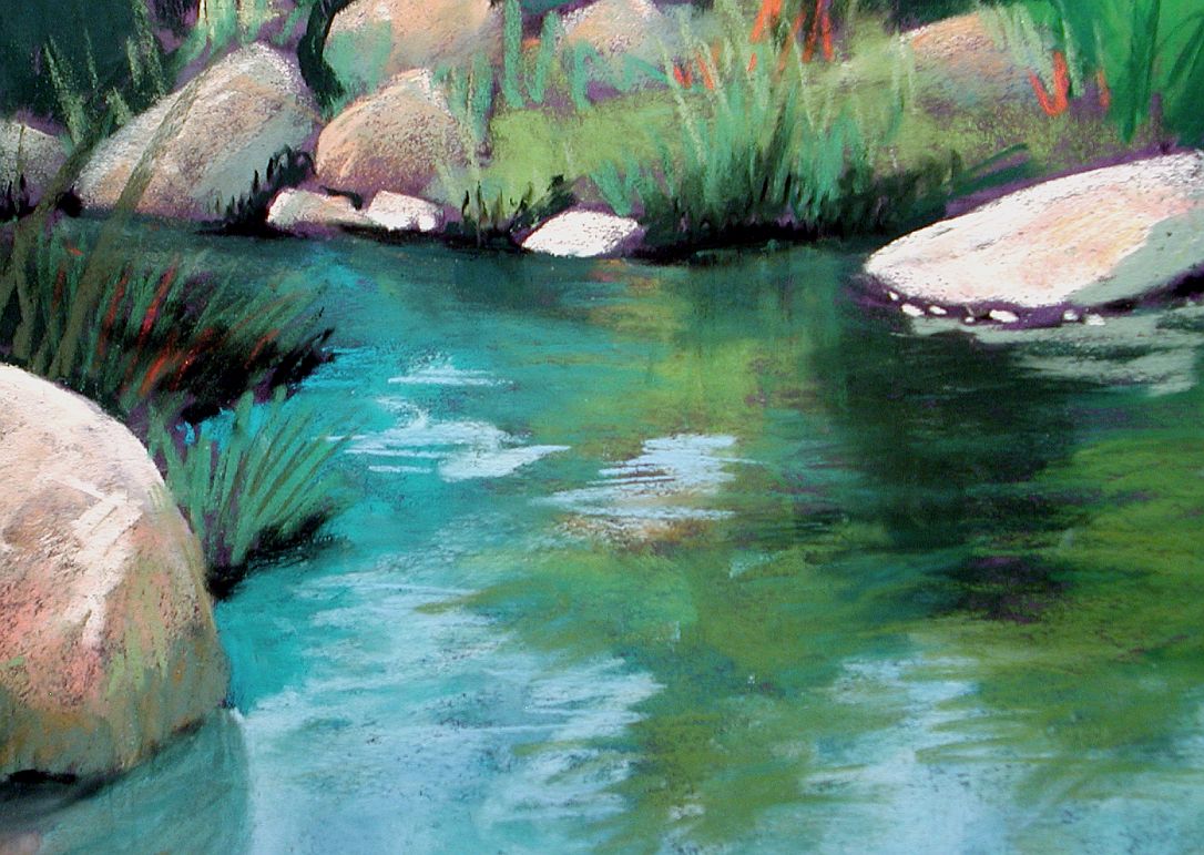 How to Paint Pond Water 