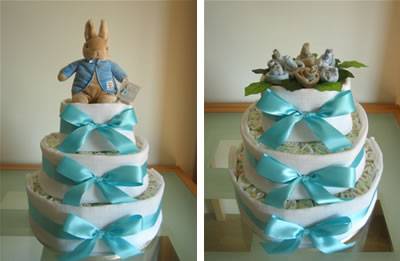 Free Baby Projects 3 Tier Diaper Cake To Make