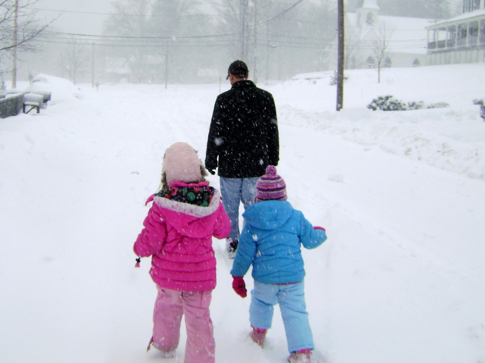 Work. Play. Eat. Dream... Work Snow Day