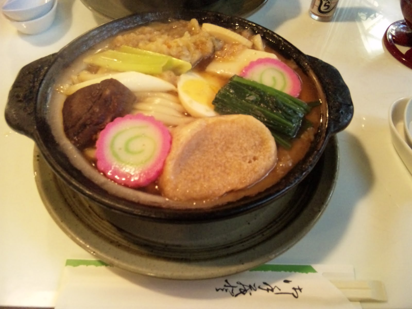 Otaru Style Udon and Earthen pot
