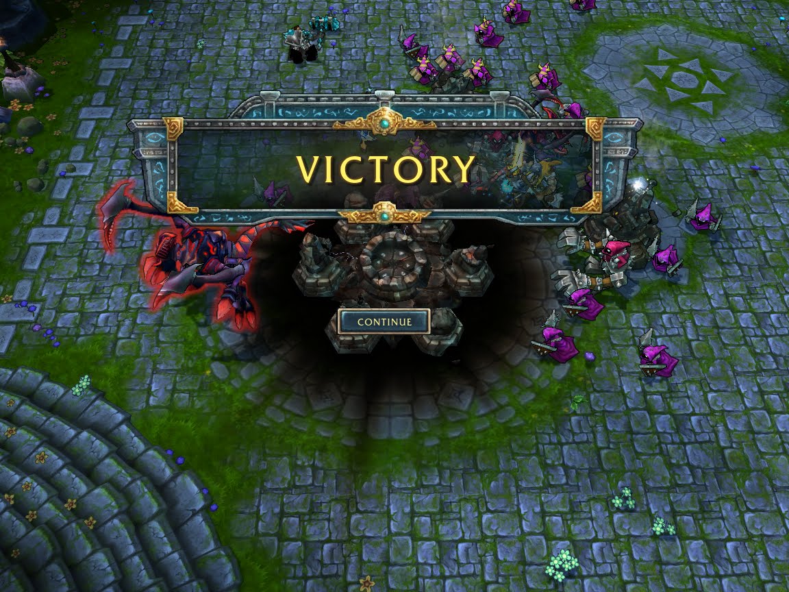 I think that Victory and Defeat screens after the match has finished