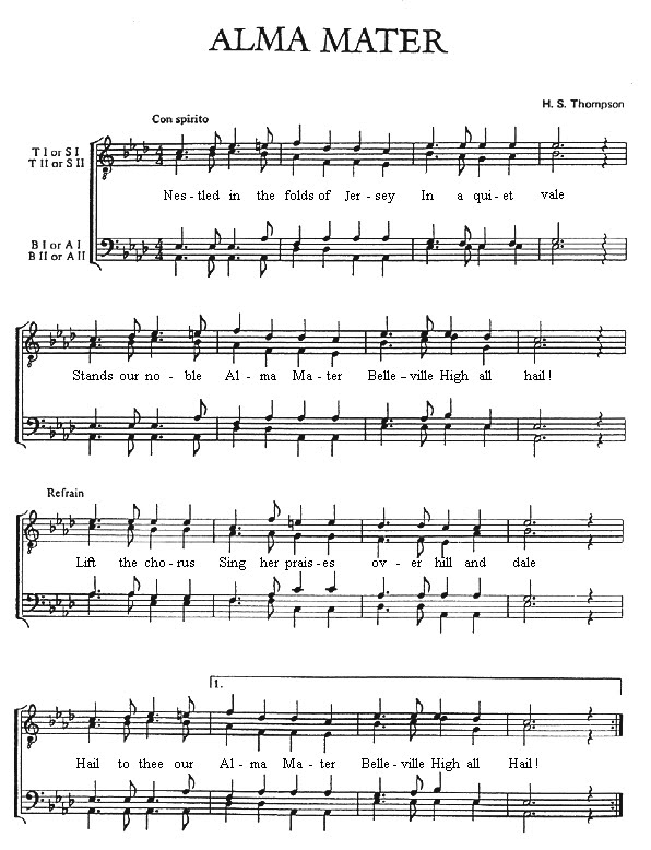 class of 1962 the alma mater alma mater sheet music