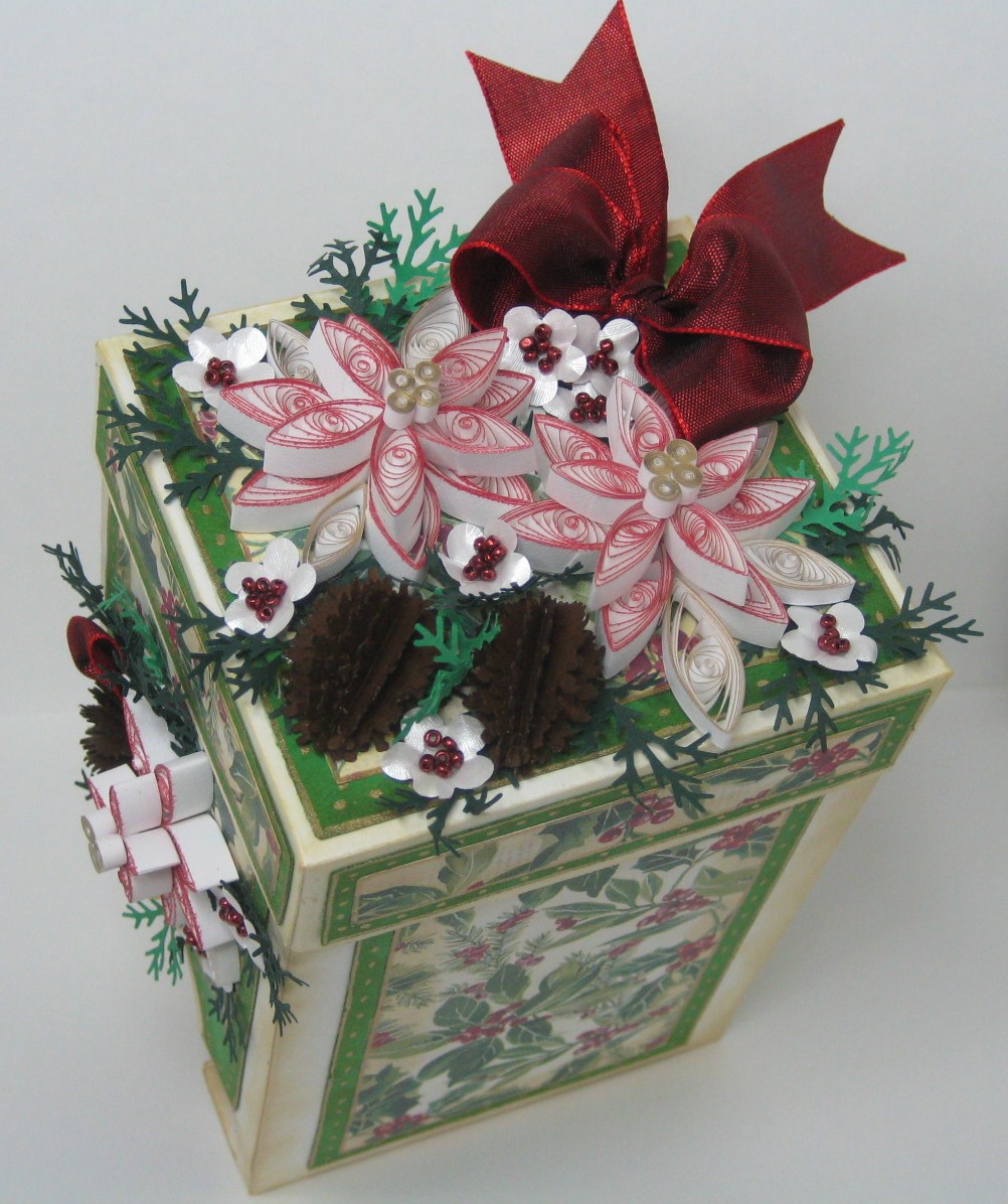 Appel Quilling Garden Quilled Tea Bag Box