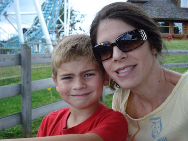 Mommy and Brendan at Six Flag-Summer of 2008