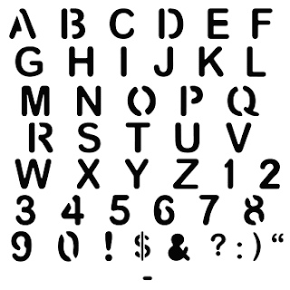 letters with designs in them