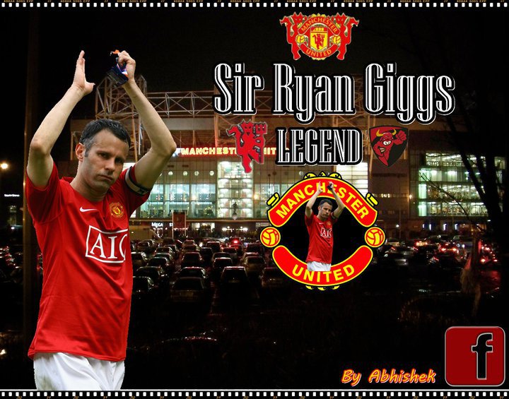 Wallpaper of Mr. Ryan Giggs on Manchester United
