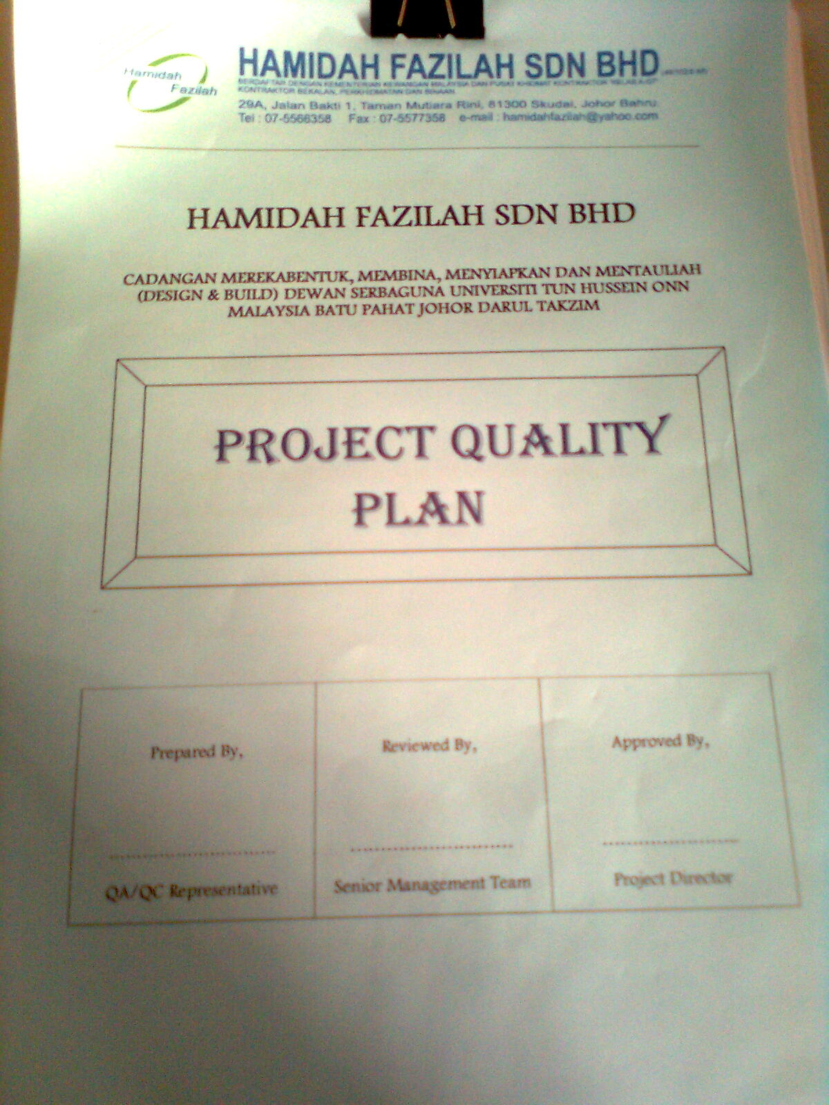 Miss Myzatul Ragam Practical