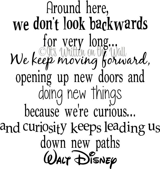 quote from Walt Disney would be both fun and inspirational!