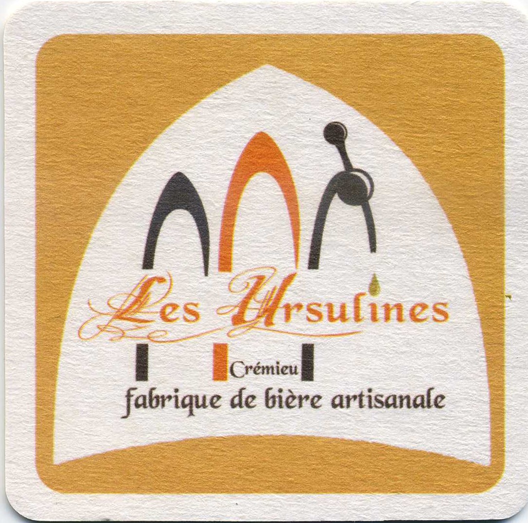 Sous bocks bretons Brasserie des Ursulines, Crémieu