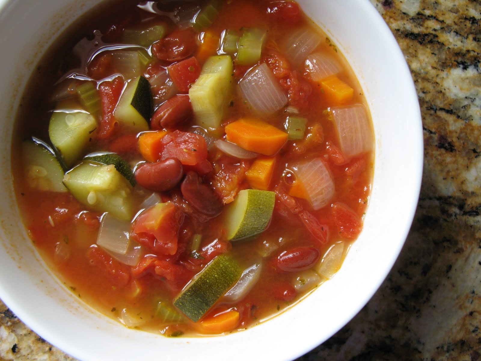 The BakeOff Flunkie Simple Vegetable Bean Soup