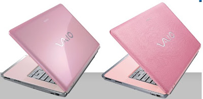 pink laptops sony