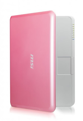 Pink MSI Wind Netbook 2