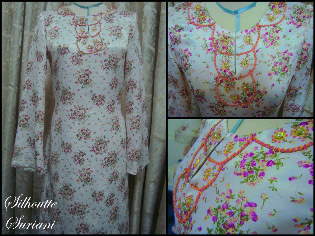 Silhouette Suriani Baju Kurung Moden and bead work