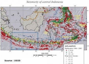 GEOGRAFI KITA-KITA: Indonesia miliki peta baru resiko gempa