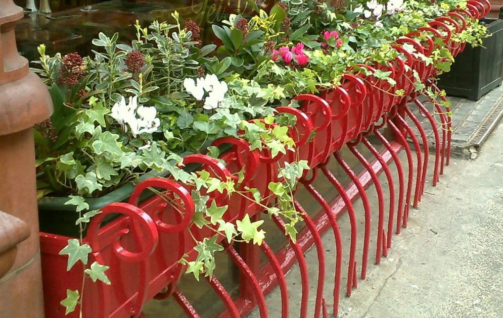 Window Box Ideas Red Painted Iron Windowbox year round windowbox colour