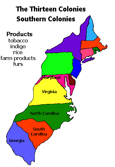 The Southern Colonies