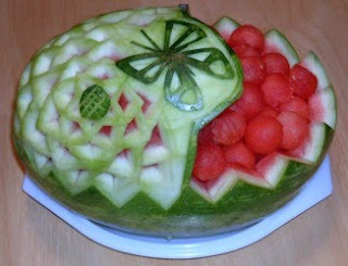 Watermelon carving