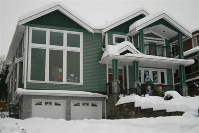 House in snow