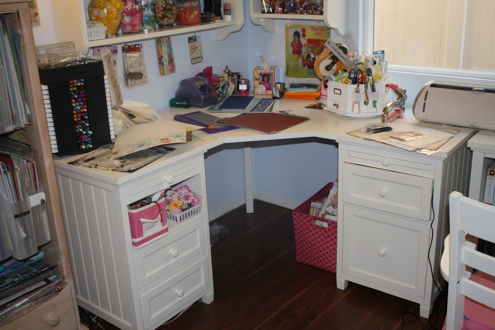 scrapbooking desk plans