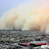 عاصفة رملية رهيبة في الرياض