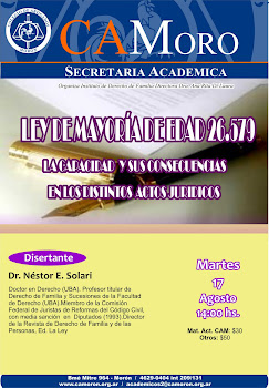 LEY DE MAYORIA DE EDAD - L. 26.579- LA CAPACIDAD Y SUS CONSECUENCIAS EN LOS  ACTOS JURIDICOS