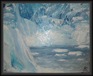 glaciers peintre diva