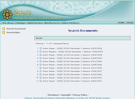 Iium Journalism Club How To Get Past Semester Exams From Iium Library