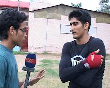 Boxer vijendra with Rajnish Kumar