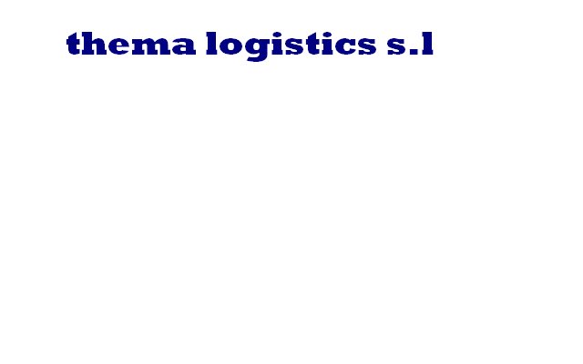 thema logistics s.l