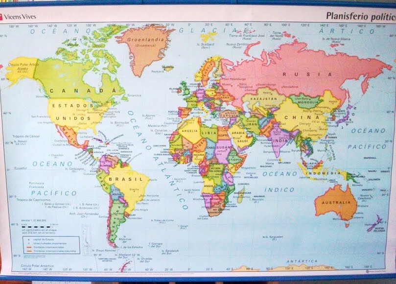 OBSERVA PLANISFERIO, BUSCA EL CONTINENTE EUROPEO. DESCRIBE SU ...
