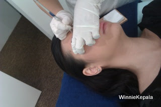 Eyebrow Embroidery session begins
