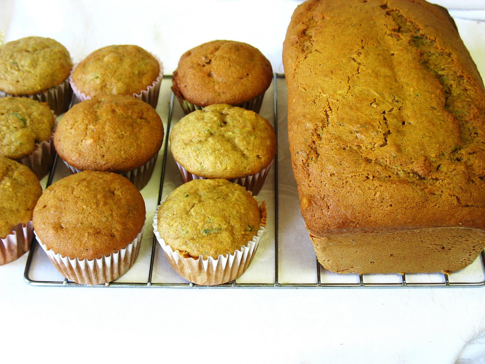 The Gluten Free Spouse: Gluten Free Zucchini Bread and Muffins