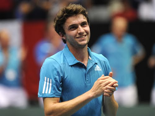 Fotografije poznatih tenisera Gilles+Simon+Davis+Cup+2010