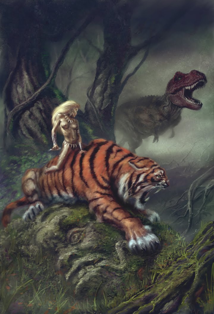Saber Tooth Tiger Girl - 720x1056 - jpeg Saber Tooth Tiger Girl