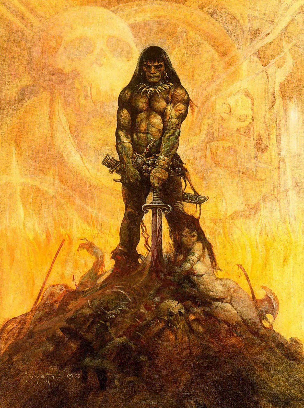 Imagens do cimério - Página 3 Frazetta+Conan+the+Barbarian