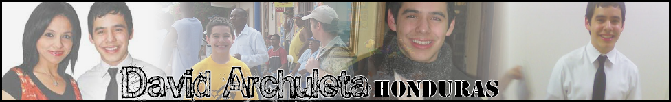 David Archuleta Honduras