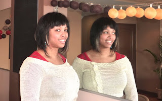 Vanessa Fall-Caillol et Amma assis