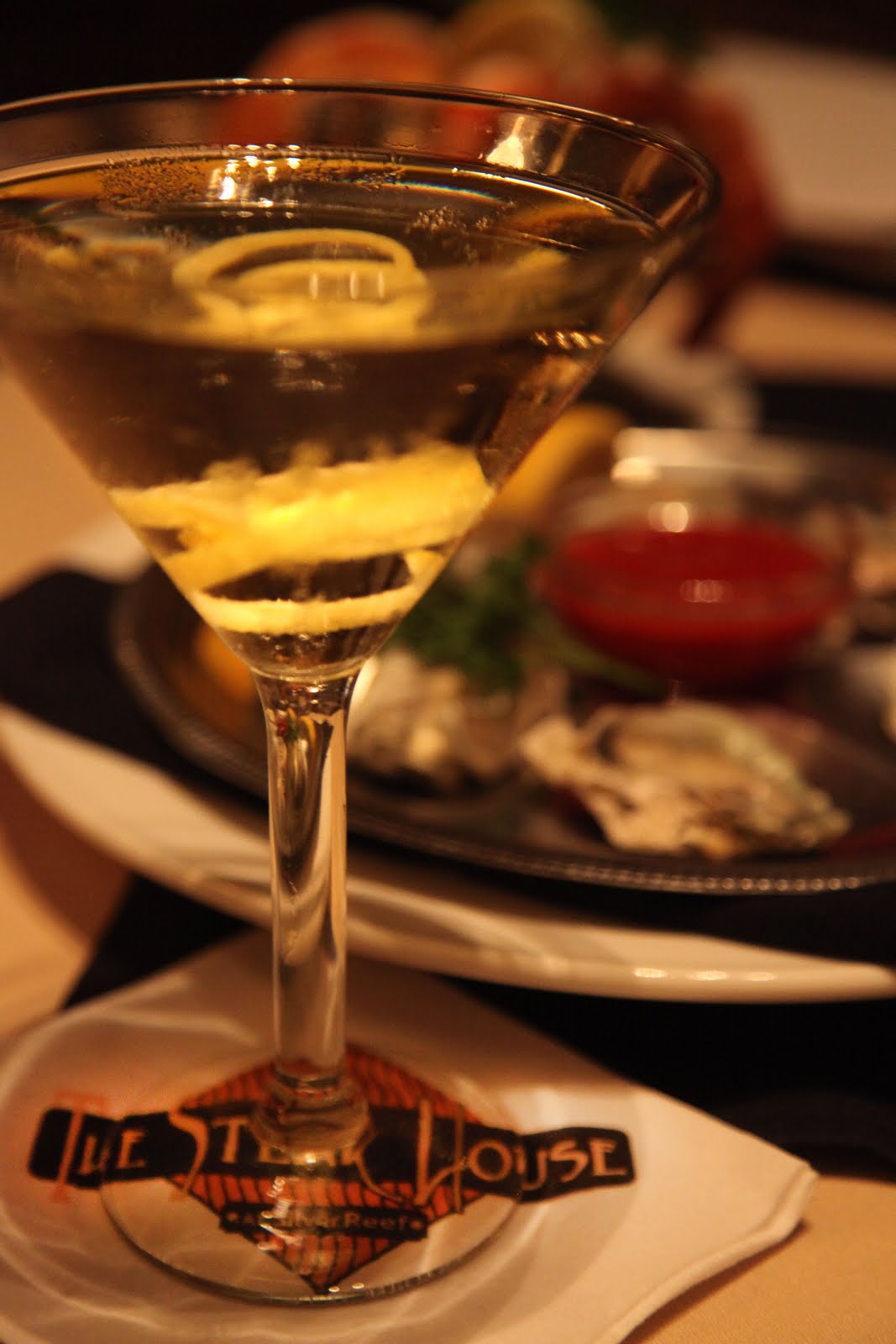 Madeline Stevens The James Bond martini at The Steak House For