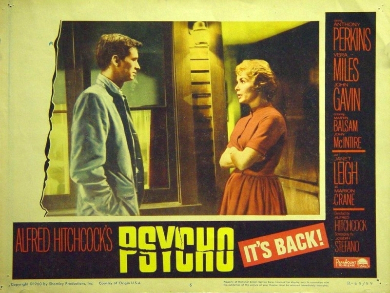 Psycho 1960 Poster