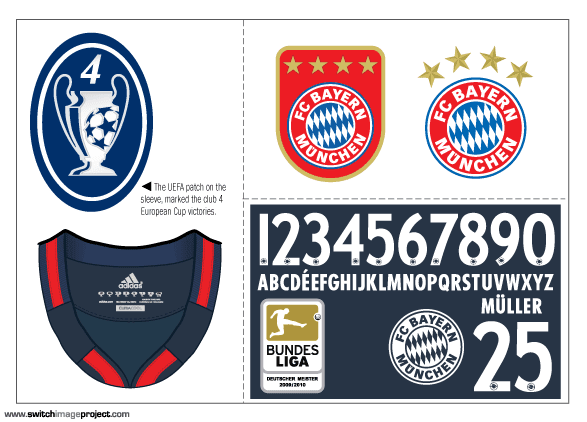 Liga FCB FC Bayern München Trikot Pin 2010/2011 Away Badge Kit Liga total 3 