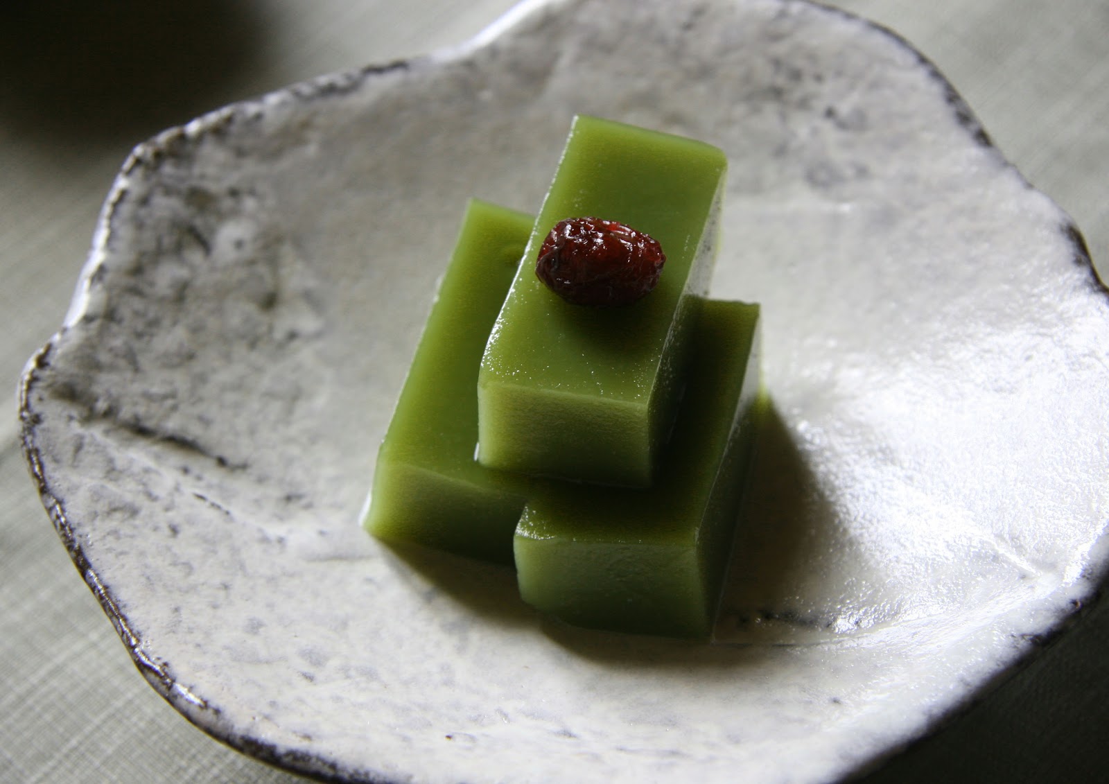 [Japanese Sweets] Matcha Mizu Yokan