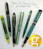 Happy St. Patricks Day from Goldspot Pens