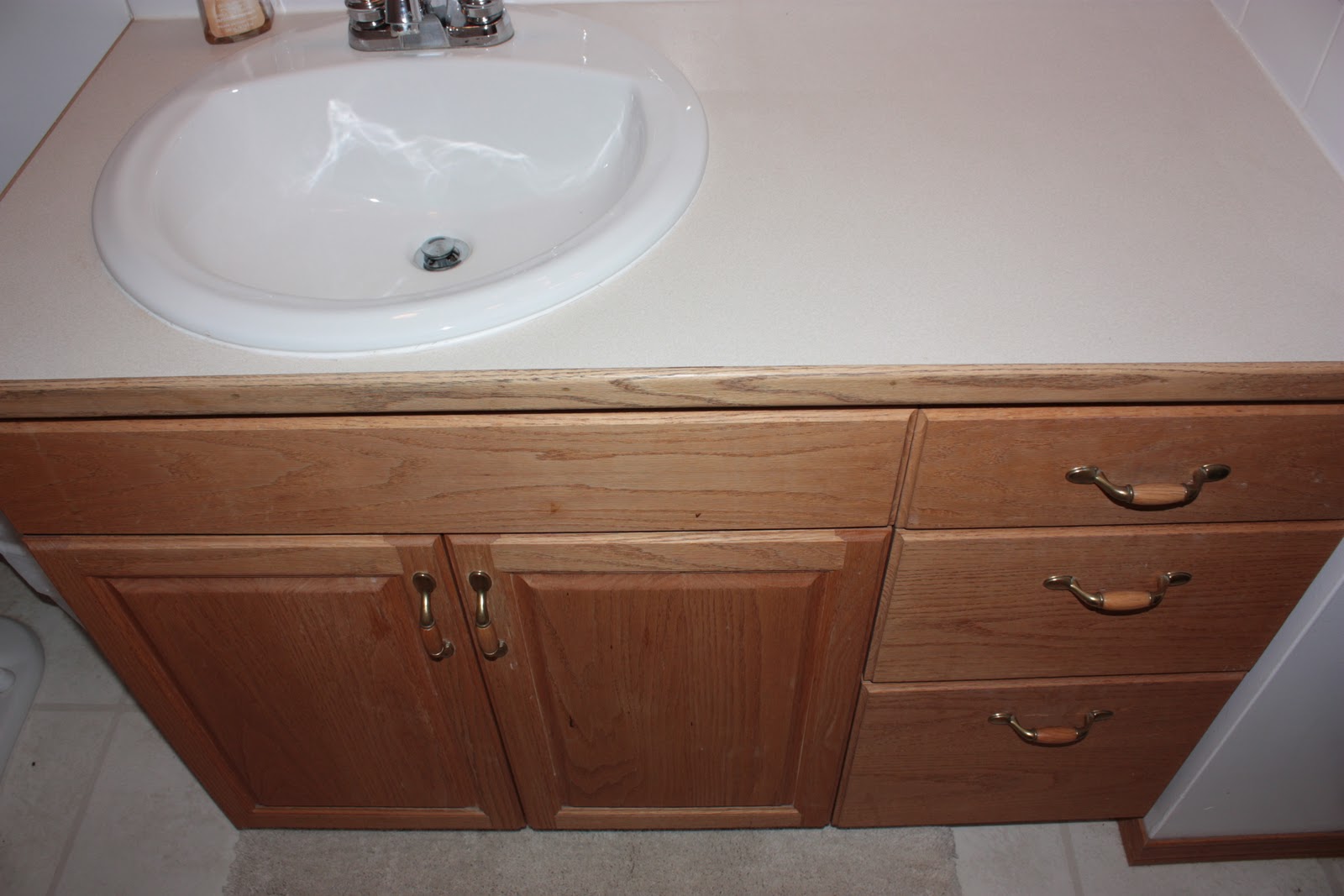 Life and Home Renos Bathroom Reno Stained Vanity