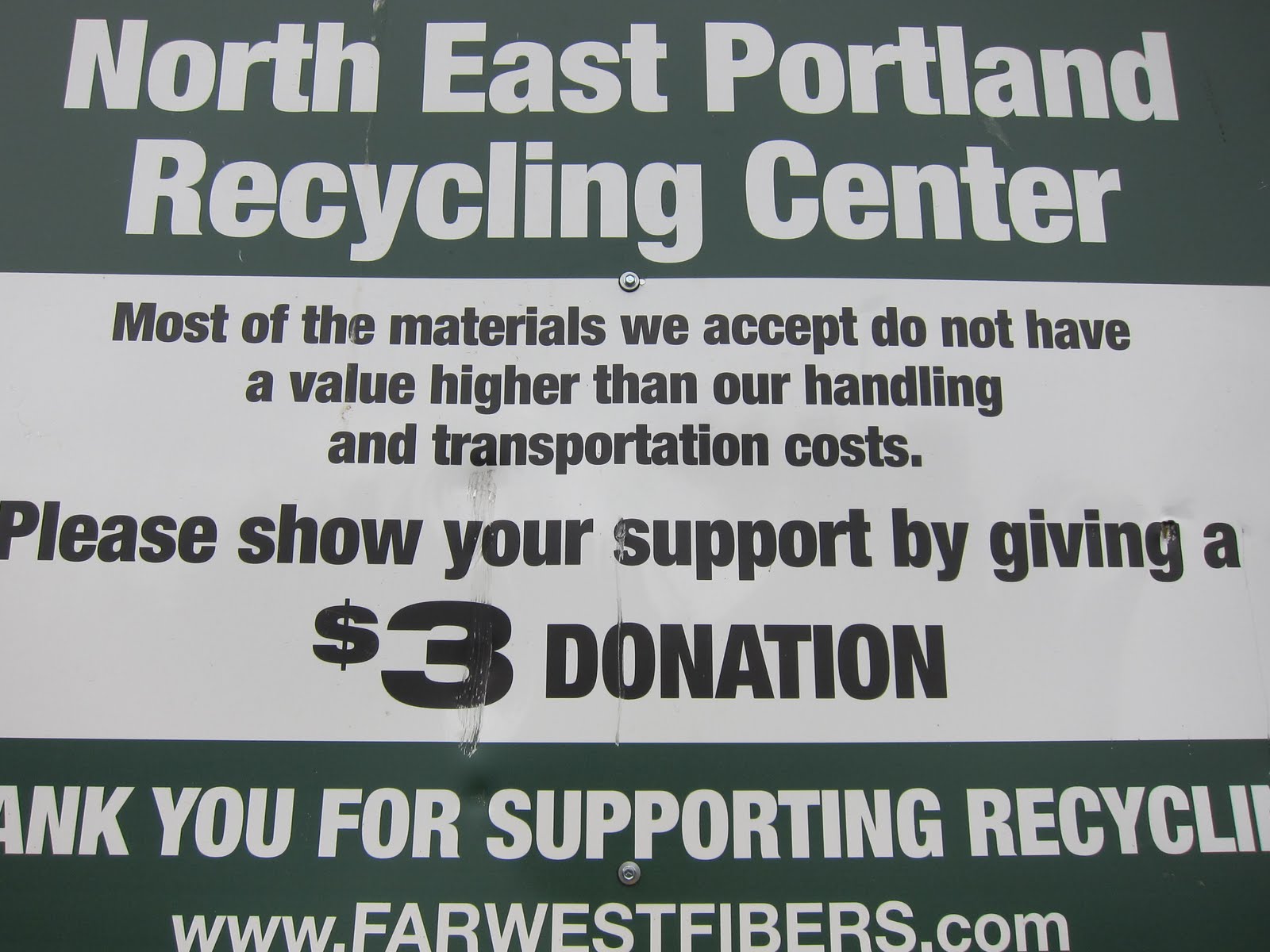 the trashbasher Dropoff recycling in Portland